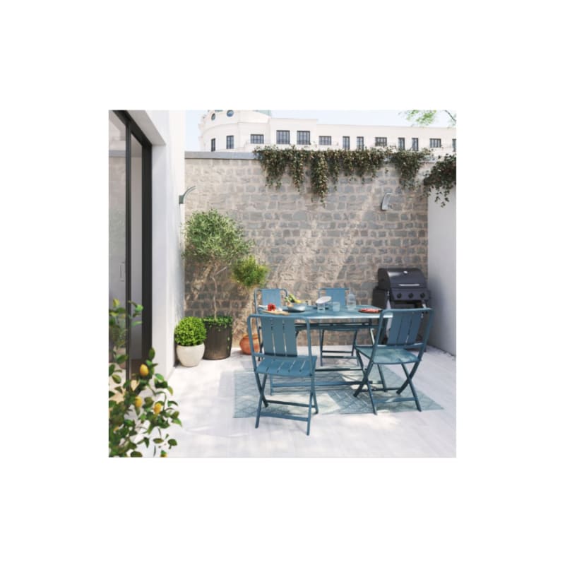 Barbecue au gaz – 114 x 55 x 114 cm – NATERIAL Alton, 3 brûleurs, noir - Image 4