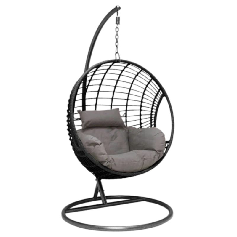 Fauteuil suspendu résine noire SOUTH BEACH