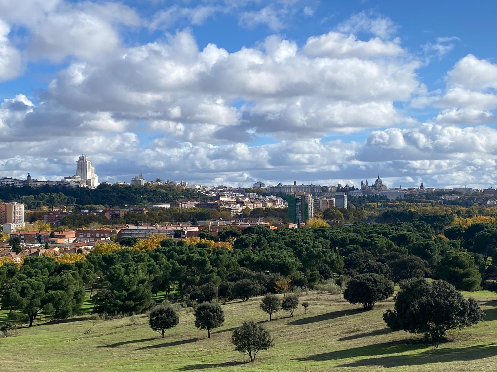Vista de Madrid desde la Casa de Campo