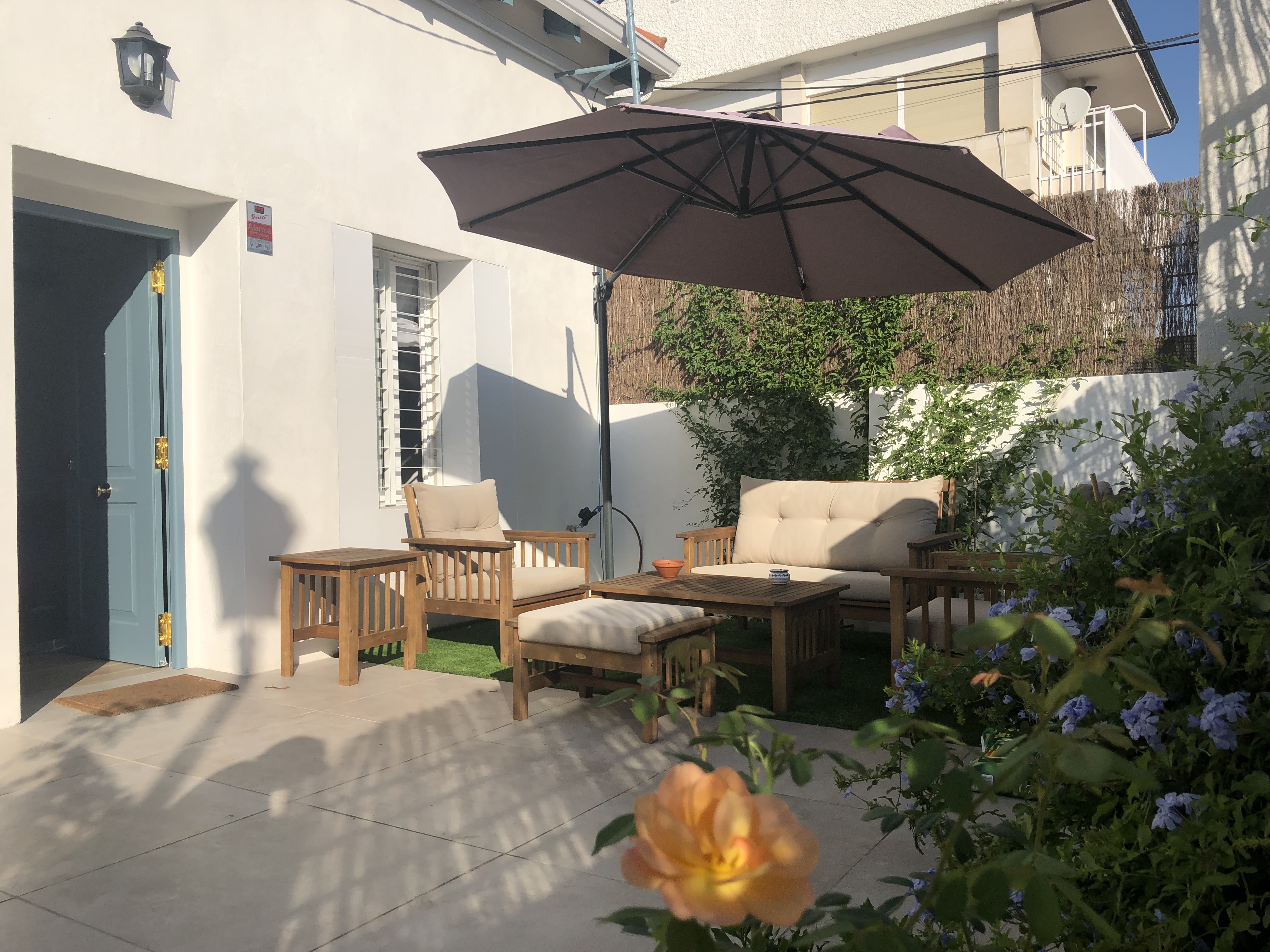 Patio casita Madrid
