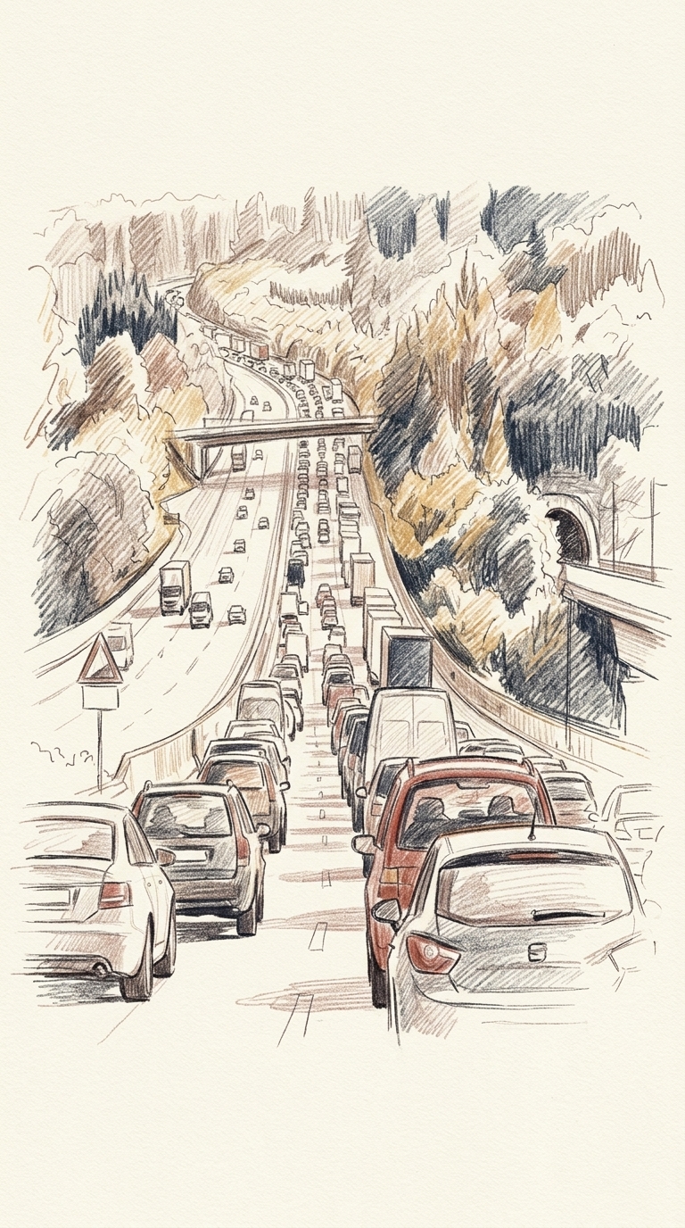 Unterwegs auf der A3