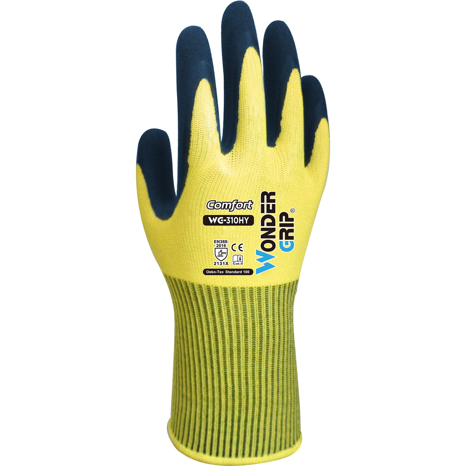 Handschuhe Wondergrip Furter 310H gelb, Gr. 10/XL, Art. 12152