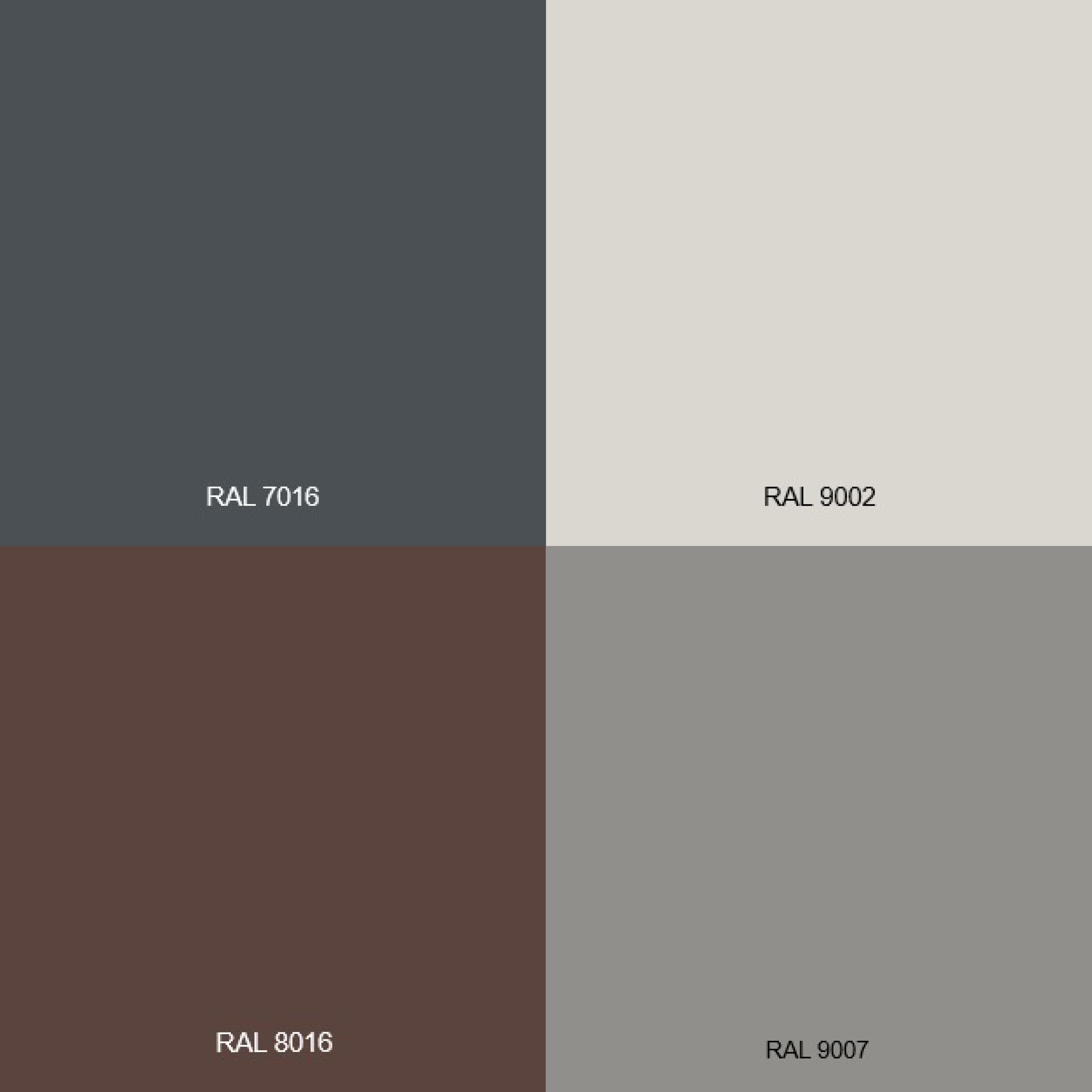 Aluminium farbbeschichtet