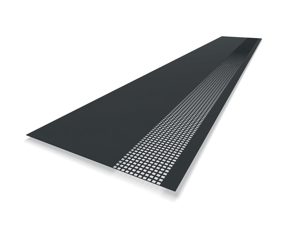 PREFA Lüftungsband Schwarz P10 abw. 250