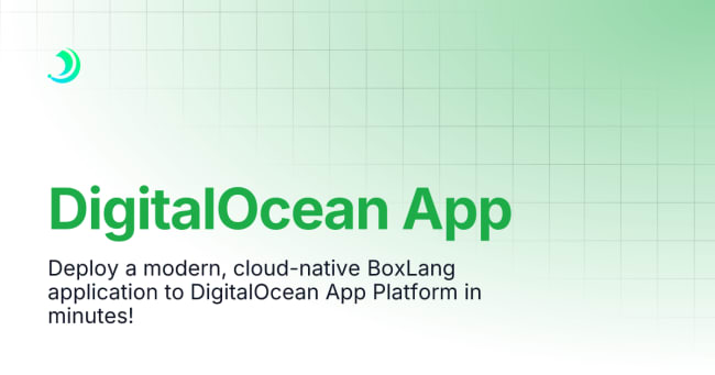 DigitalOcean App | BoxLang : A Modern Dynamic JVM Language