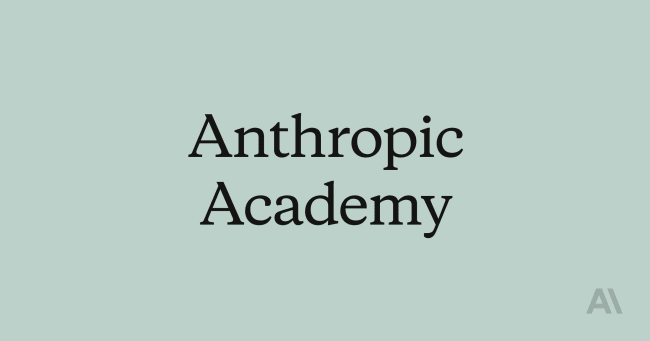 Anthropic Courses