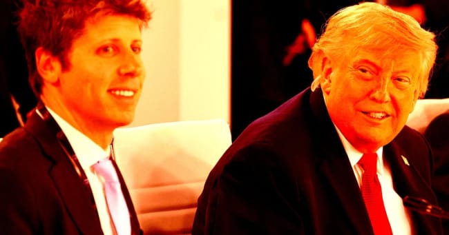 Poll Finds Overwhelming Majority Disgusted by Trump's Relationship With AI Industry, Saying He's Using the Tech to Tear Down Democracy