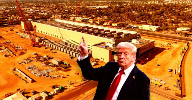 Reading the Room Perfectly, Donald Trump Becomes Greatest Defender of Data Centers