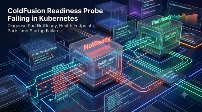 ColdFusion Readiness Probe Failing in Kubernetes Deployment