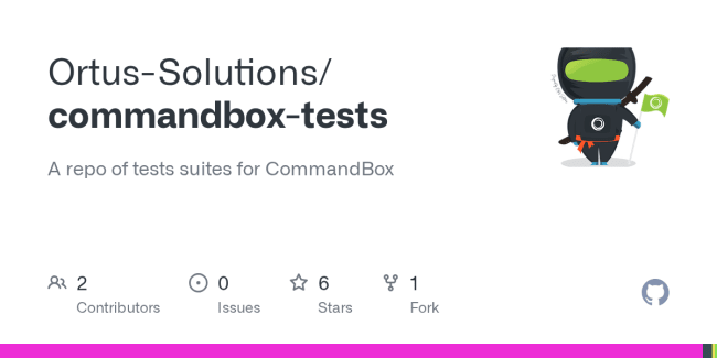 GitHub - Ortus-Solutions/commandbox-tests: A repo of tests suites for CommandBox