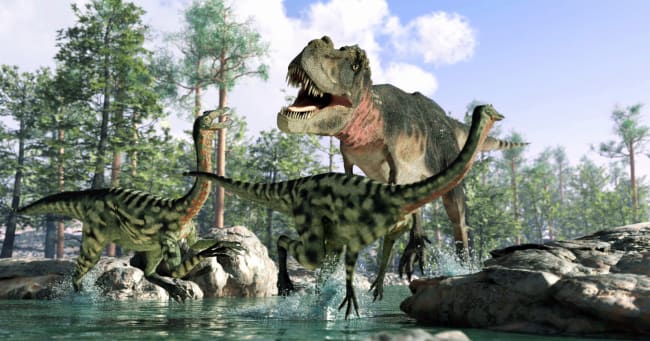 The asteroid that wiped out the dinosaurs may have struck a planet that was already in serious trouble &mdash; a new Johns Hopkins study has found evidence of a separate ecological crisis that began about 30,000 years before the impact, coincident with a high-volume pulse of volcanic eruptions in what is now India