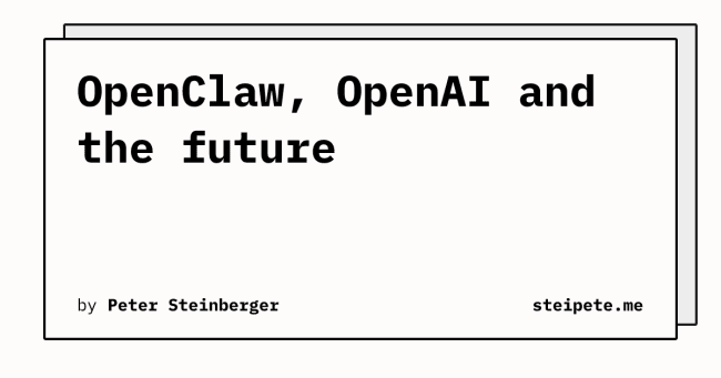 OpenClaw, OpenAI and the future | Peter Steinberger