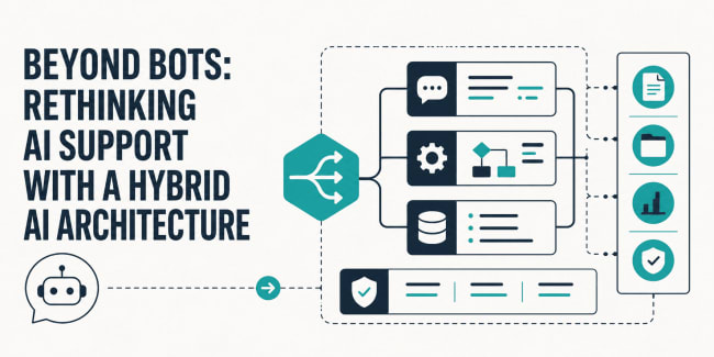 Beyond Bots: Rethinking AI Support with a Hybrid AI Architecture - KDnuggets