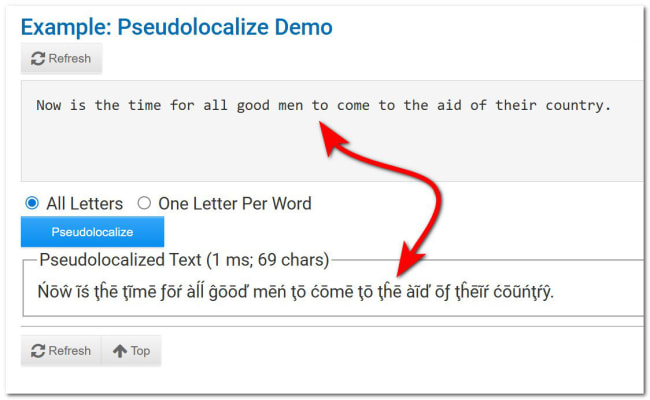 ColdFusion Pseudolocalization for Generating 'Fake Translations'