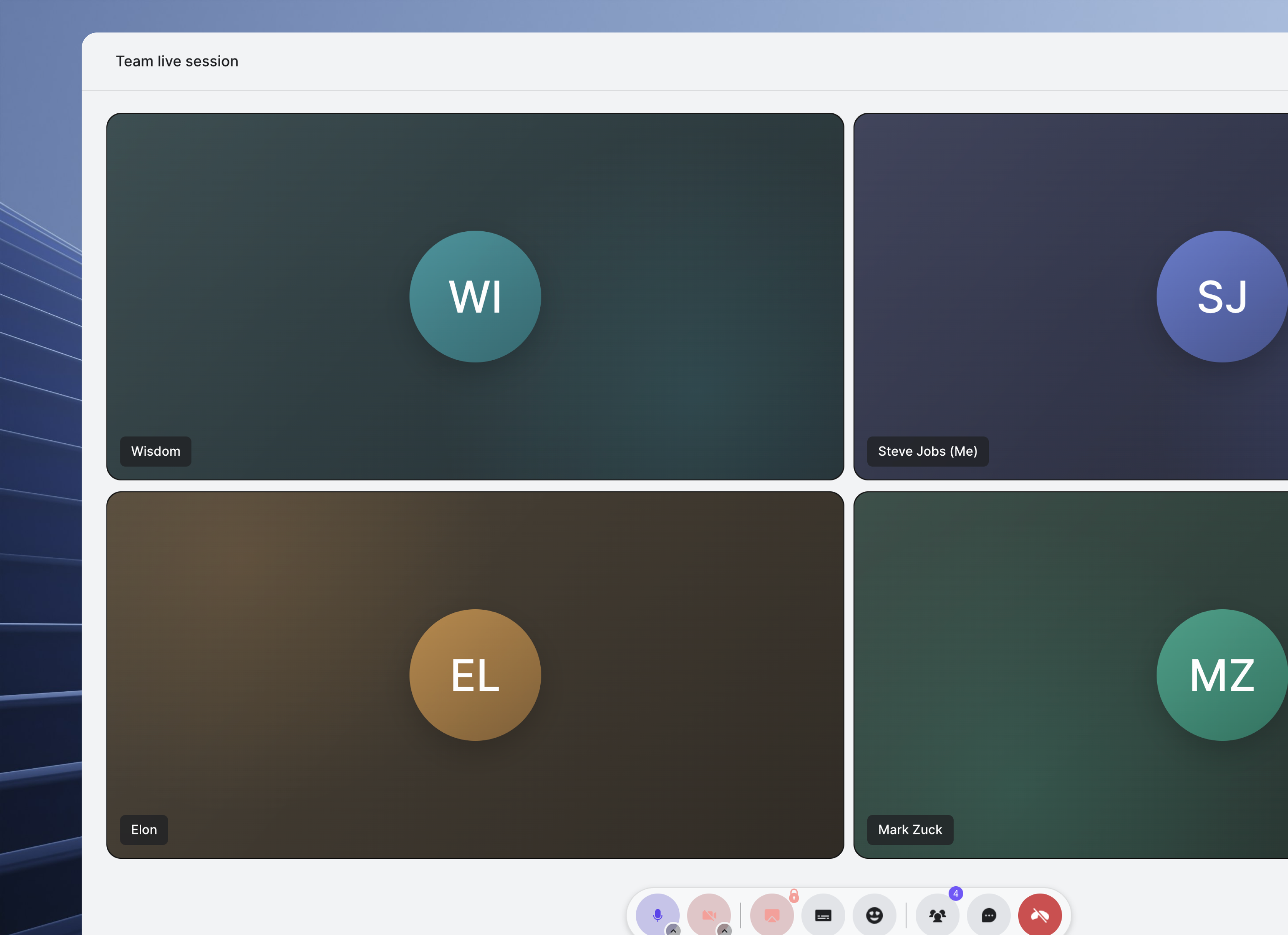 Run live classes from your platform