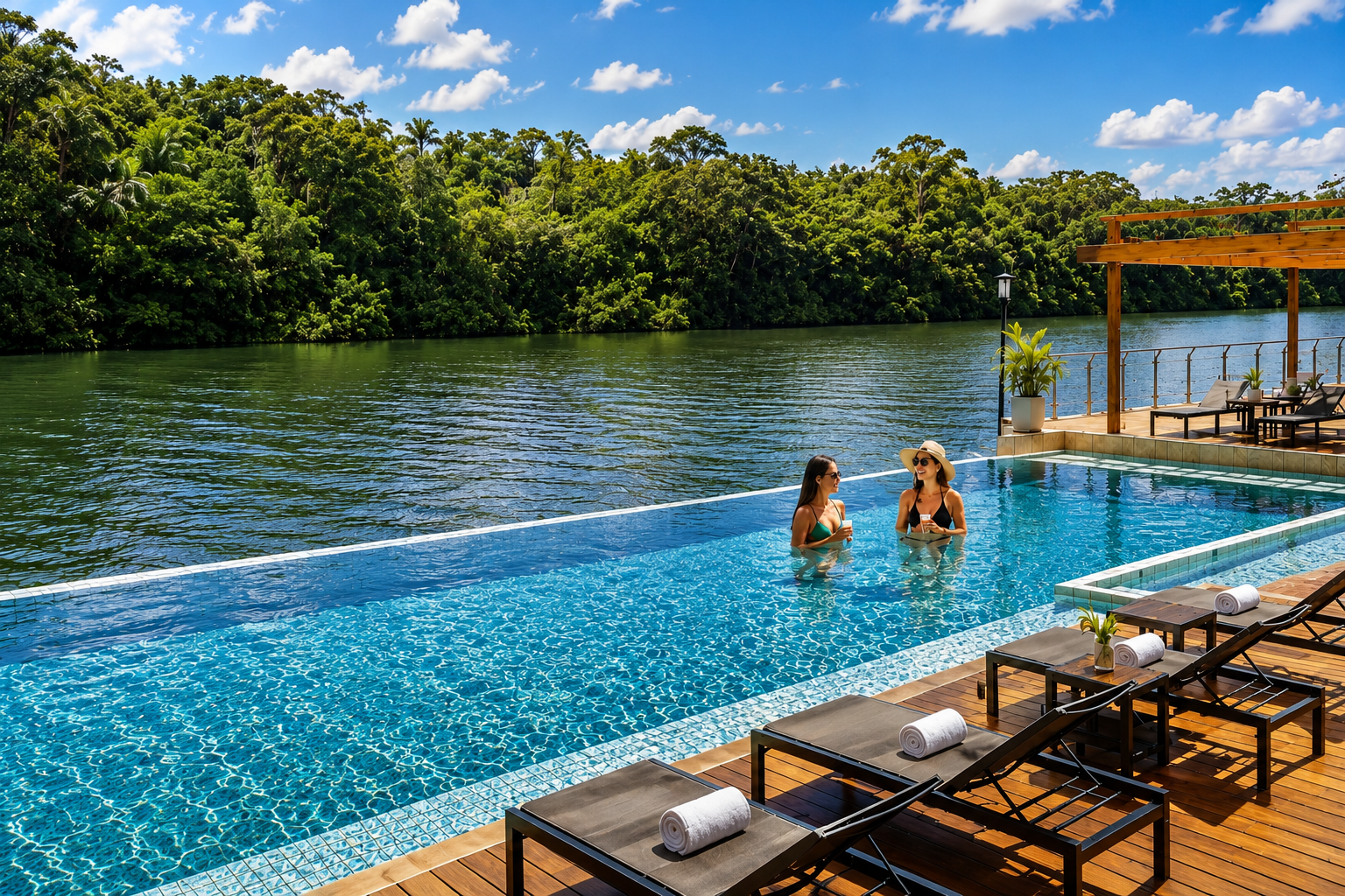 Grand Resort & Residences arrival court in Belize