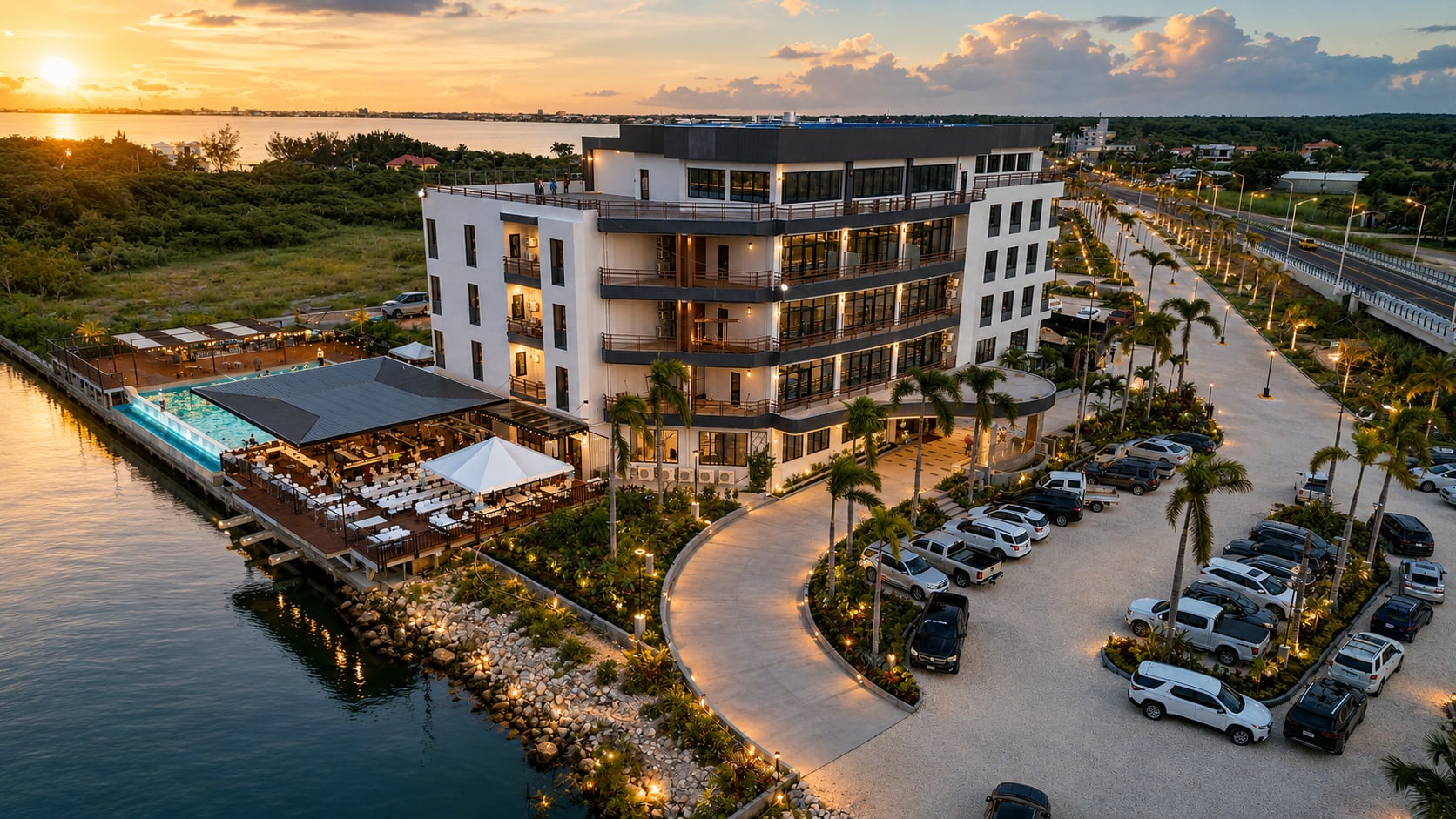 resort aerial