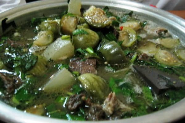 Cà đắng xào lá é