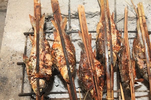 Cá suối nướng Sơn La