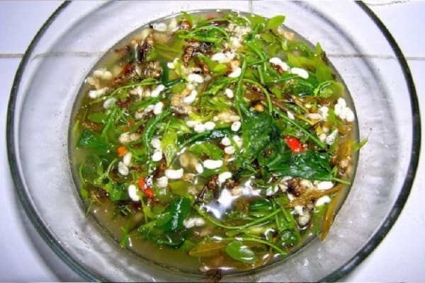 Canh chua trứng kiến