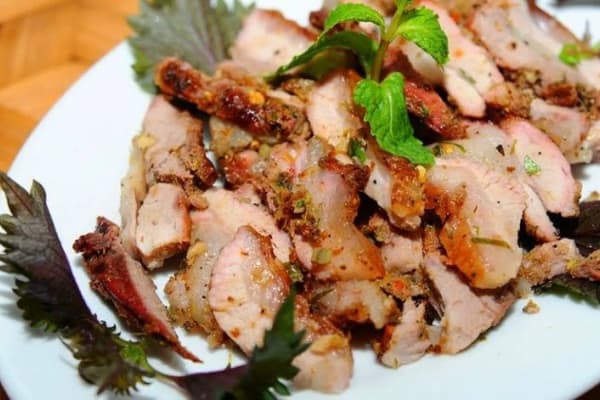 Thịt nhím nướng