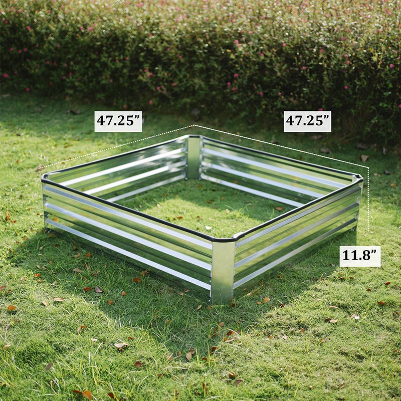 Galvanized Steel Raised Garden Bed - NP-PB15 view 2