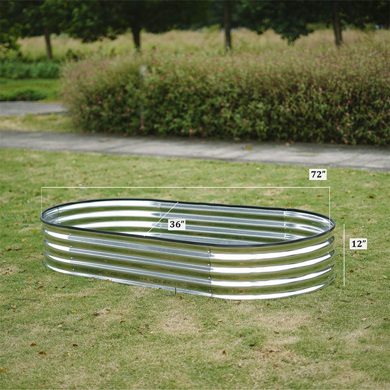 Galvanized Steel Raised Garden Bed - NP-PB11 view 5