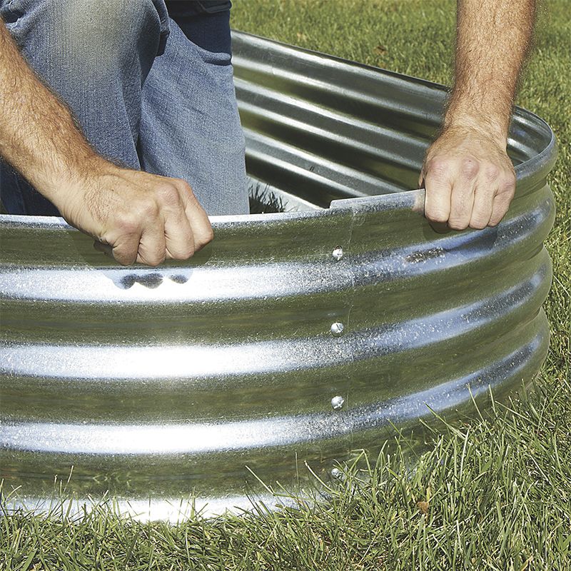 Galvanized Steel Raised Garden Bed - NP-PB11 view 2