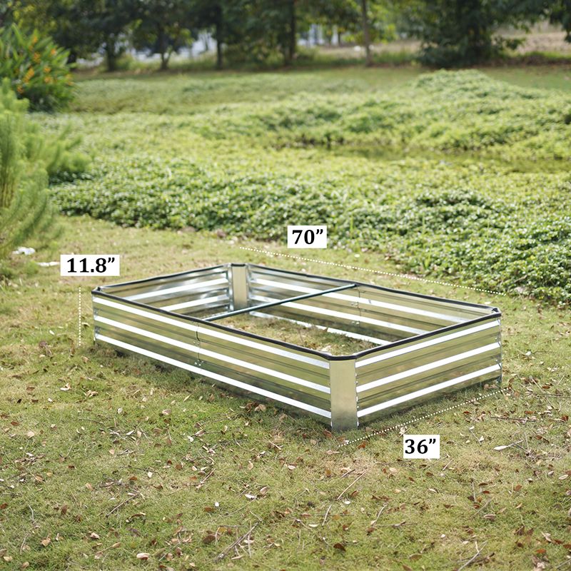 Galvanized Steel Raised Garden Bed - NP-PB14 view 4