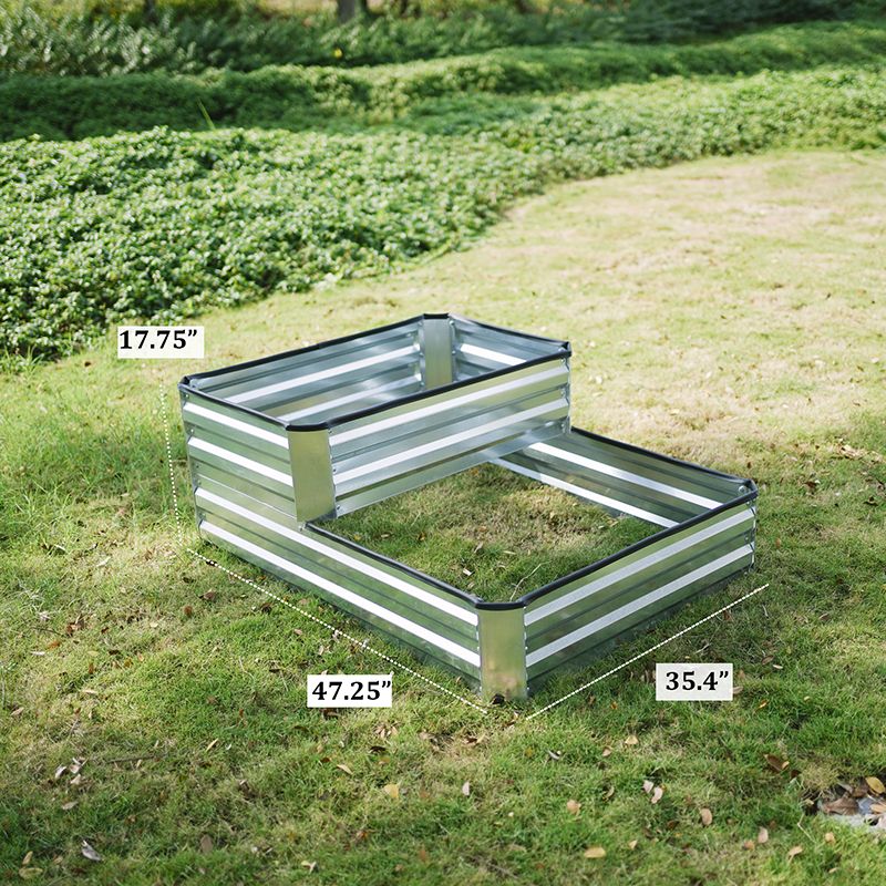 Galvanized Steel Raised Garden Bed - NP-PB13 view 5