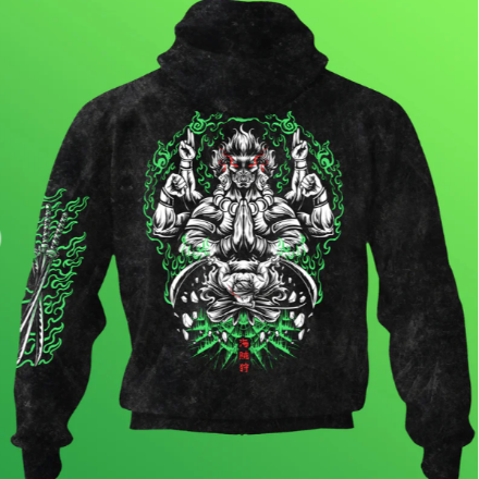 Zoro vintage oversized Hoodie