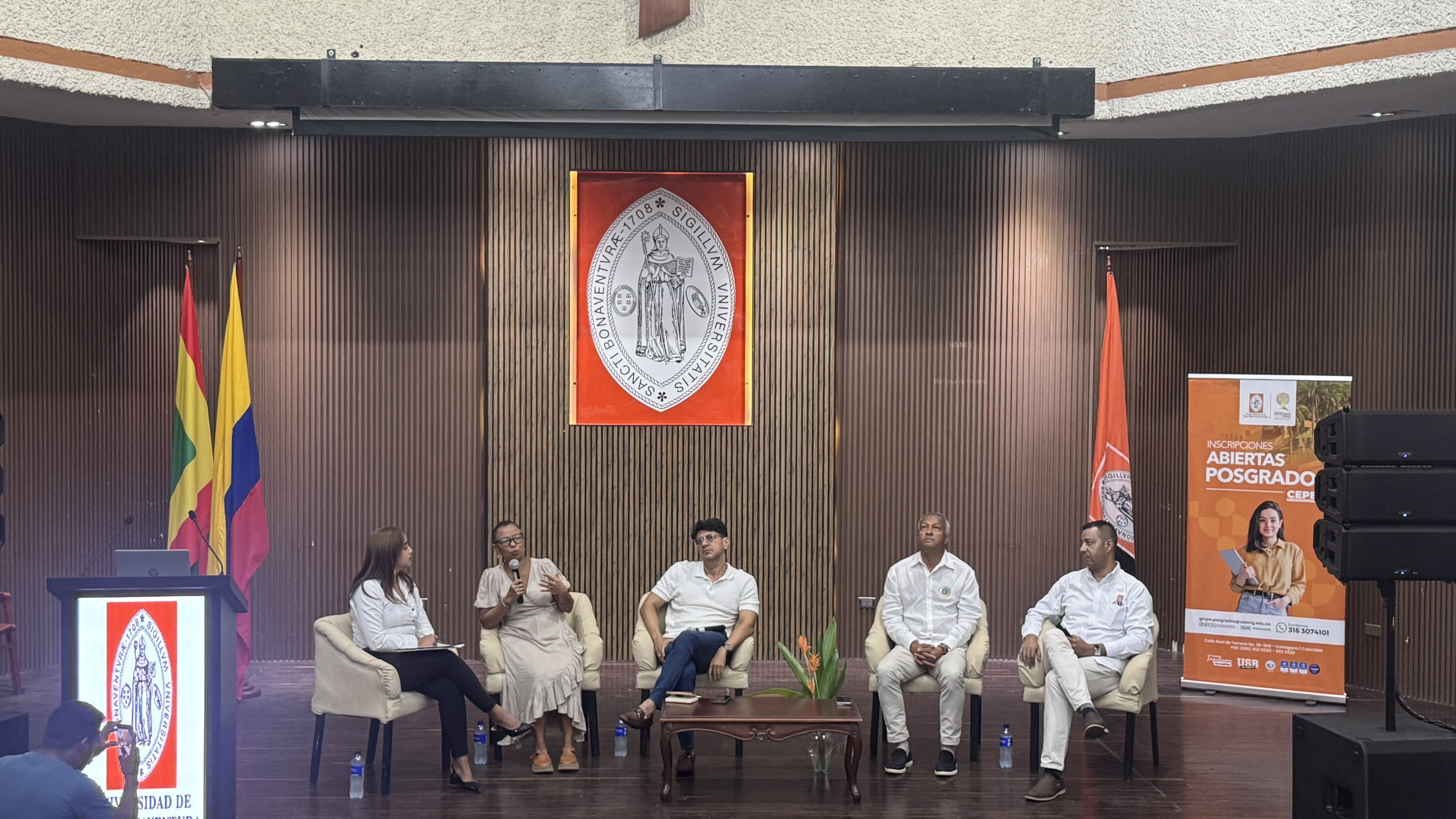 Panel Escuela, Salud y Vida — Universidad San Buenaventura, Cartagena, 9 de abril de 2026