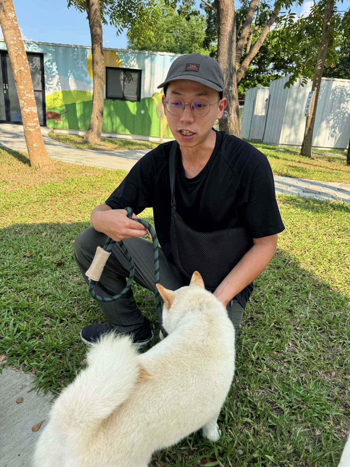 Leo 訓練師訓練帶白柴 的照片