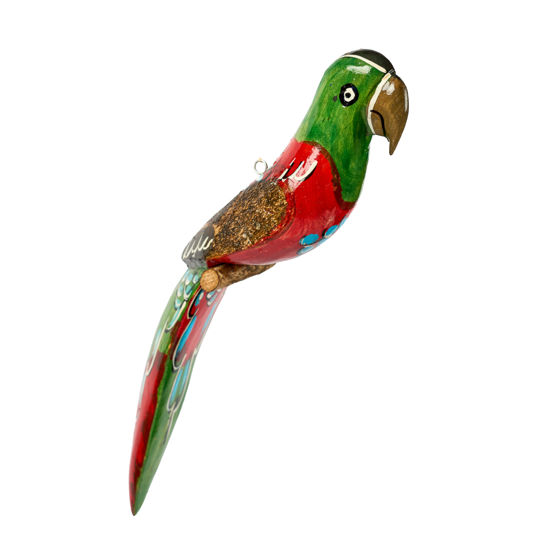 Scarlet & Forest Green Jacaranda Parrot