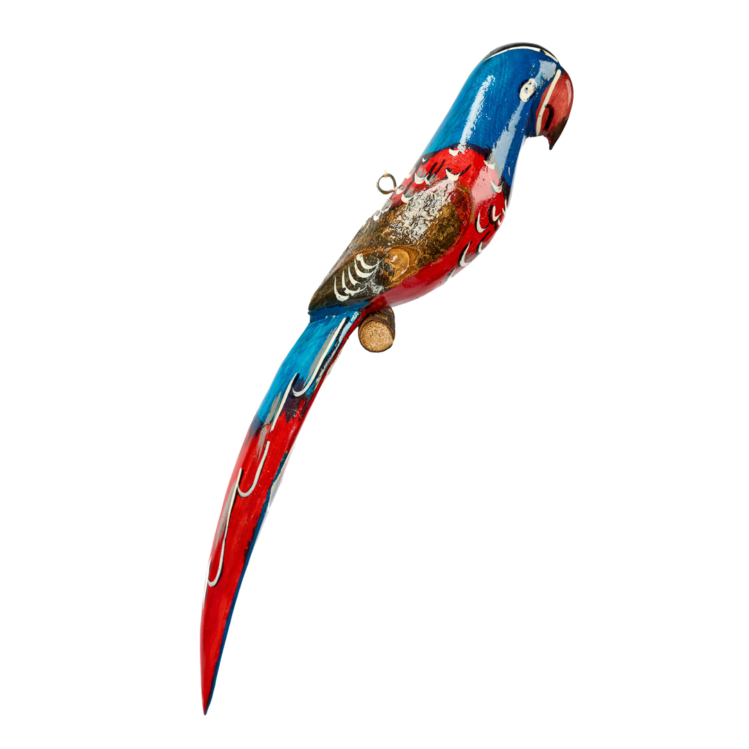 Royal Blue & Crimson Jacaranda Perch Parrot