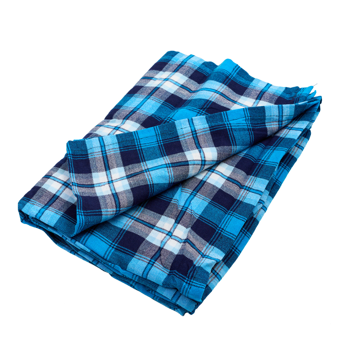 Hand-made Maasai Shukas with light Fleece/winter shukas/beach shukas/summer beach shukas/ Amboseli Sky Cobalt Shuka