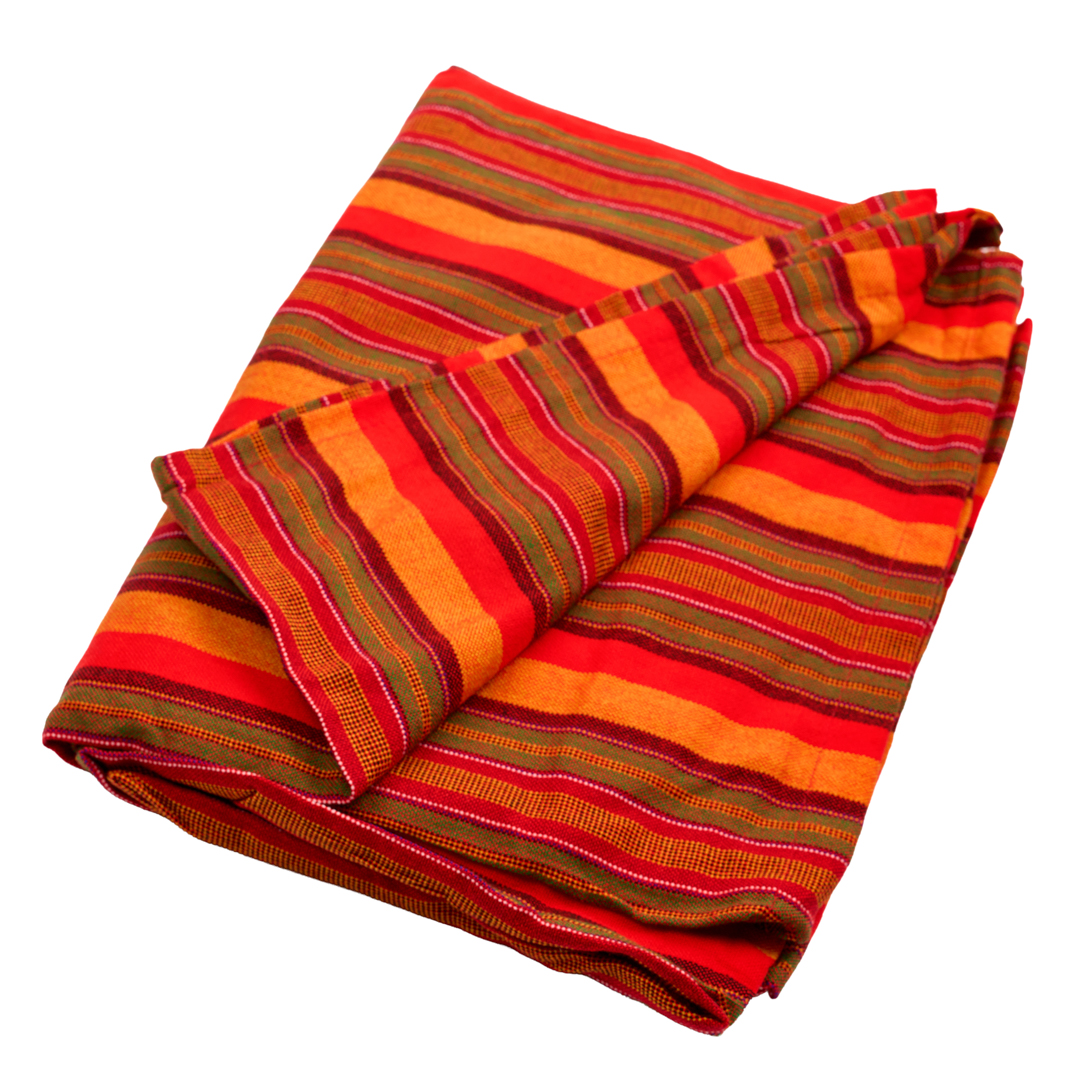 Hand-made Maasai Shukas with light Fleece/winter shukas/summer beach shukas(Great Plains Citrus Stripe Shuka)