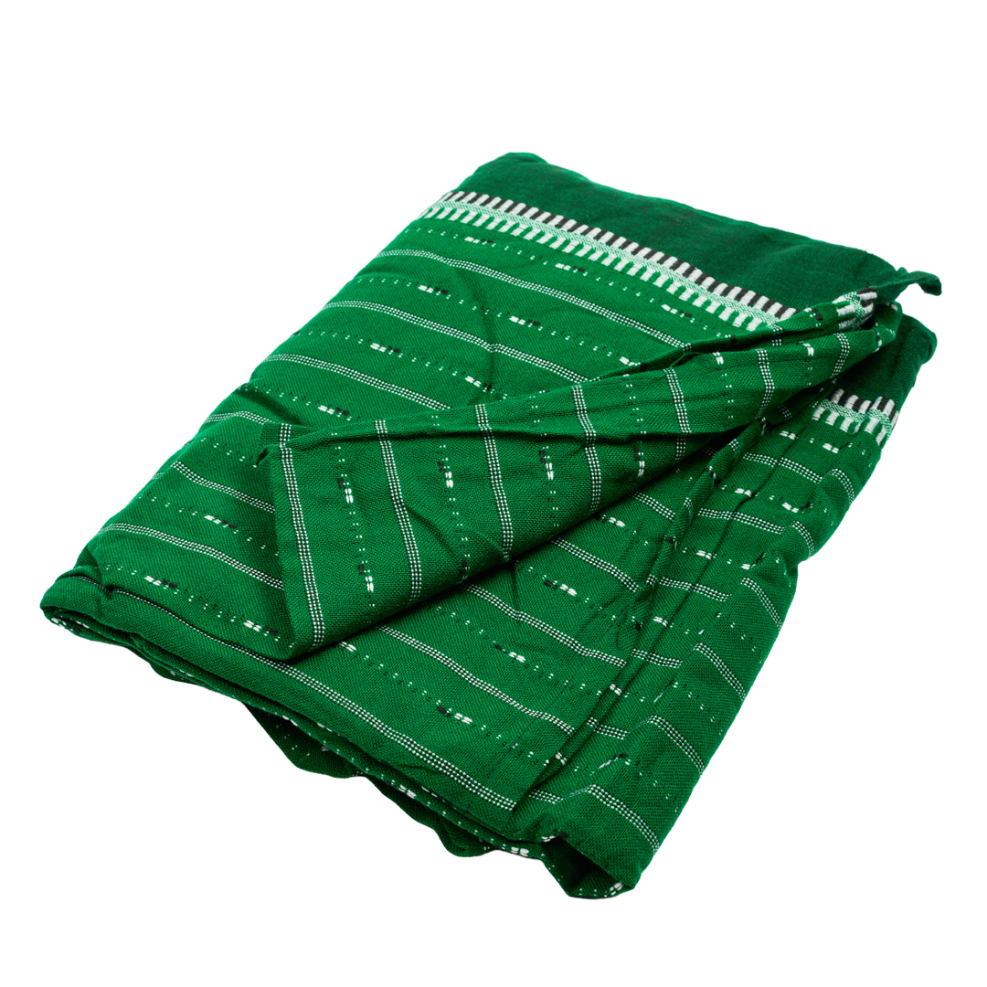 Hand-made Maasai Shukas with light Fleece/winter shukas/summer beach shukas(Tsavo Emerald Pinstripe Shuka)
