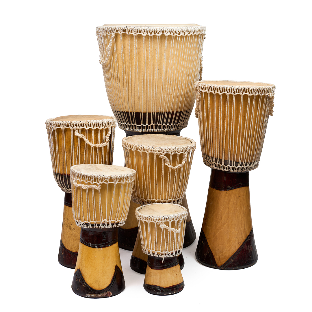 Handmade Professional Artisan Djembe drum full set