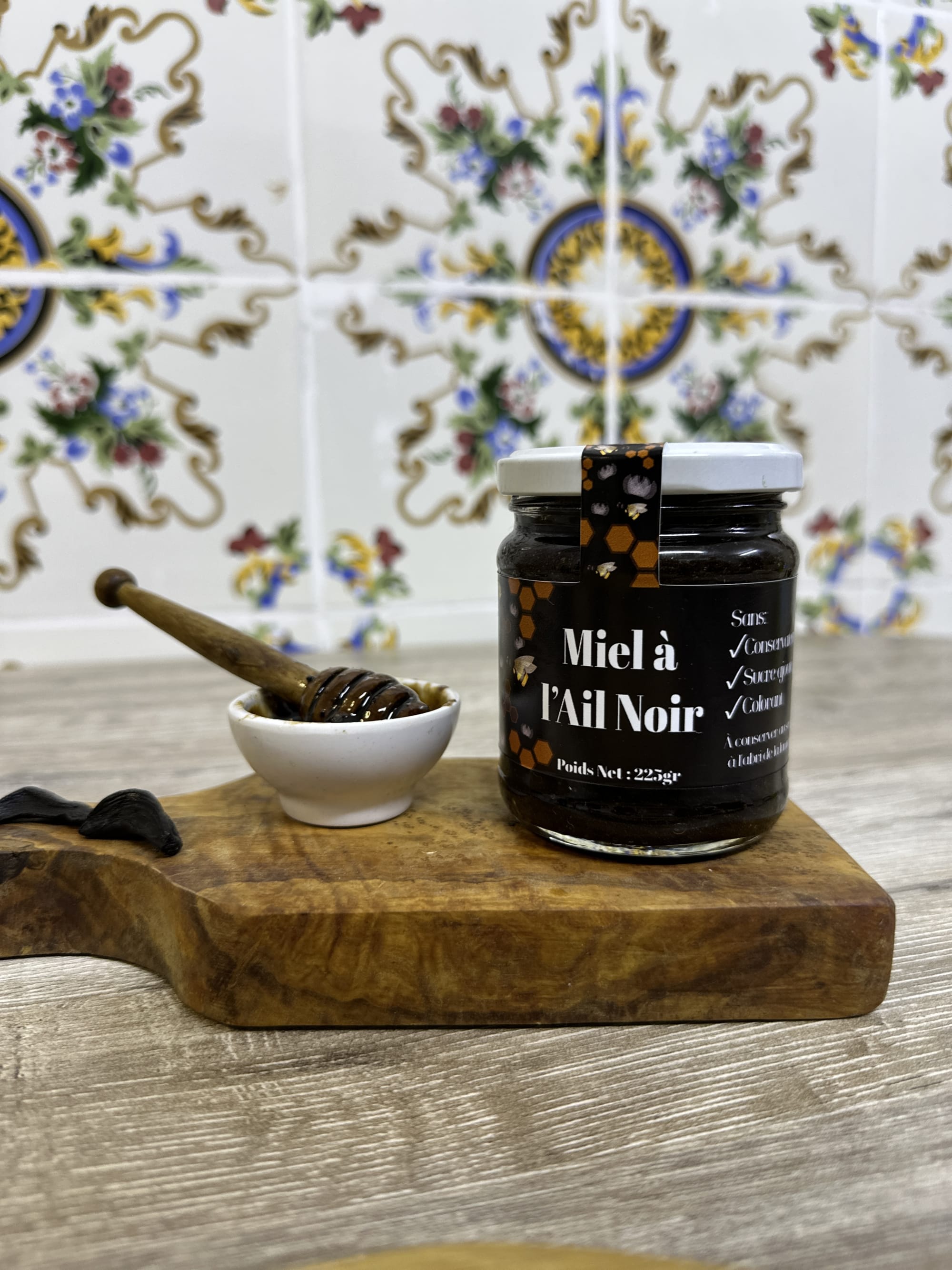 Miel à l'ail noir 