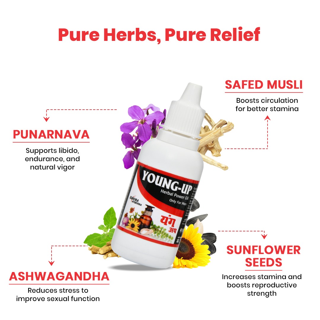 Eldora Ayurveda Young-up Oil for Men