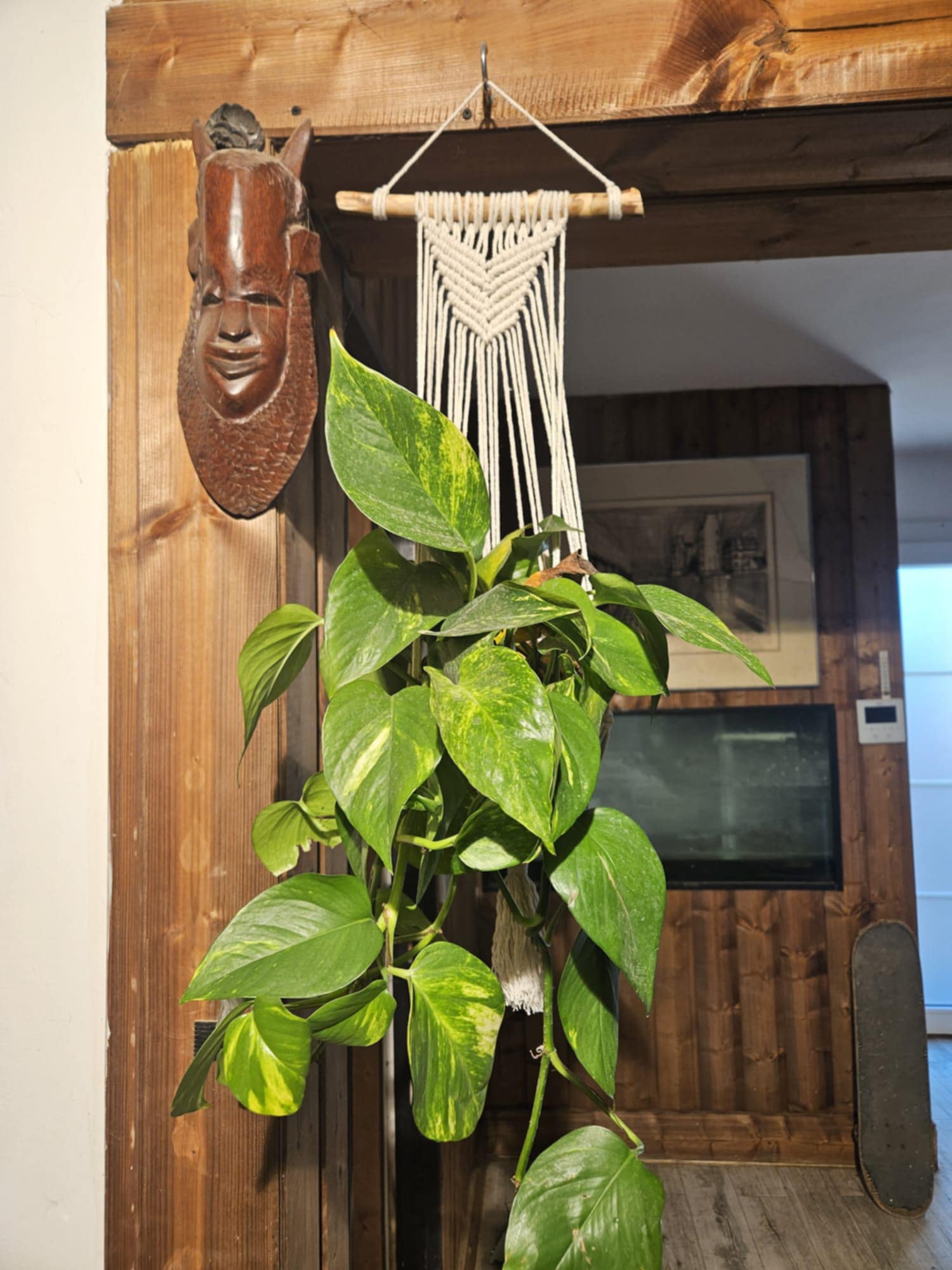Porte-pot Décoration Murale en Macramé