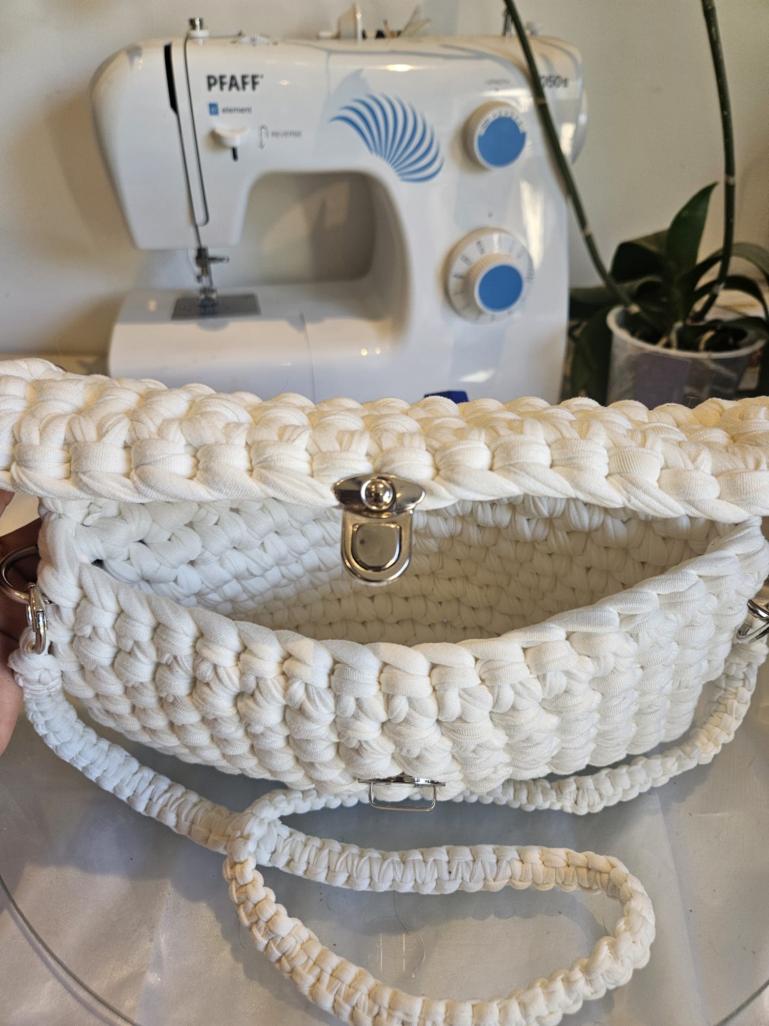 Sac blanc en crochet photo 1