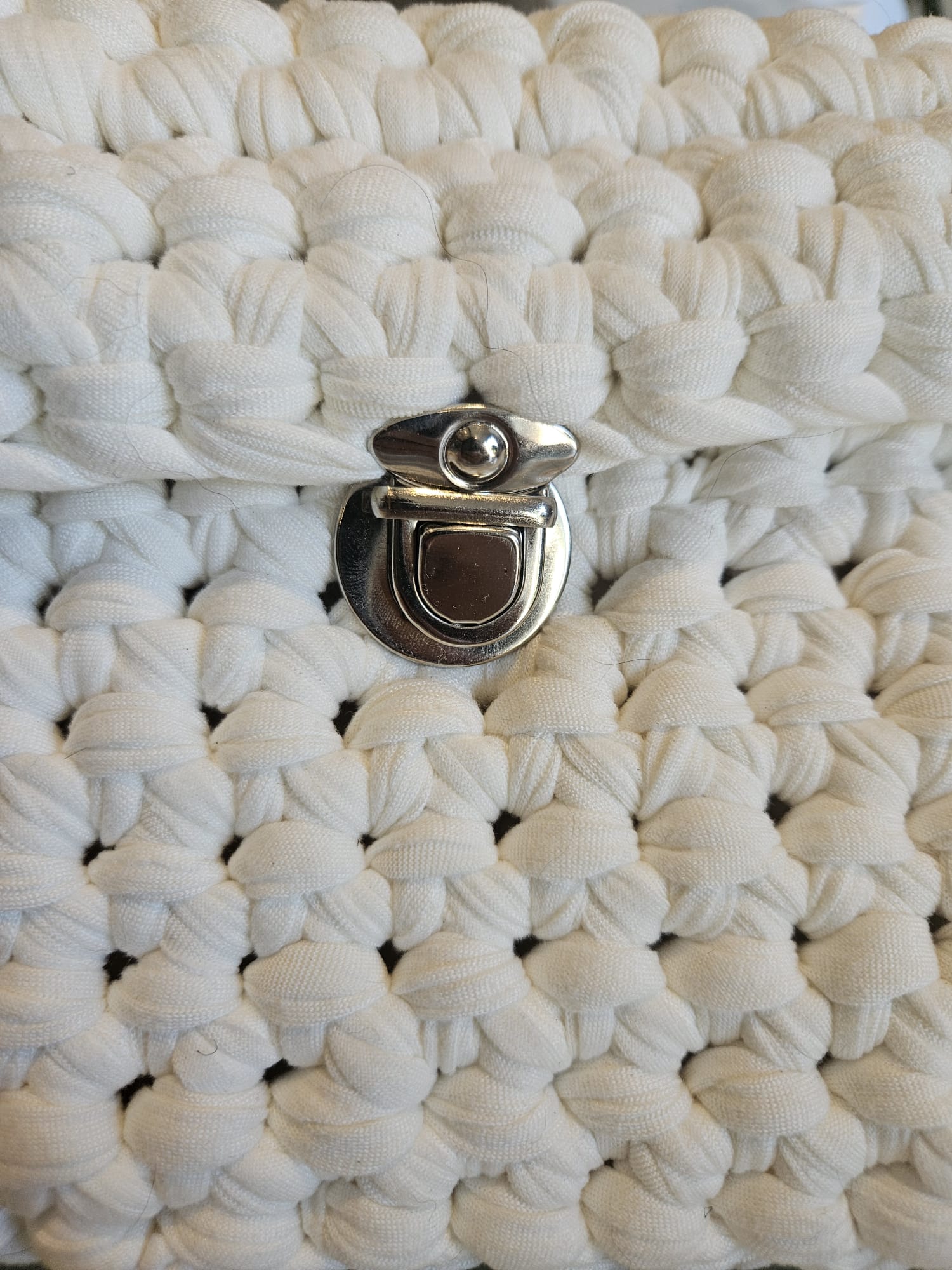 Sac blanc en crochet photo 4