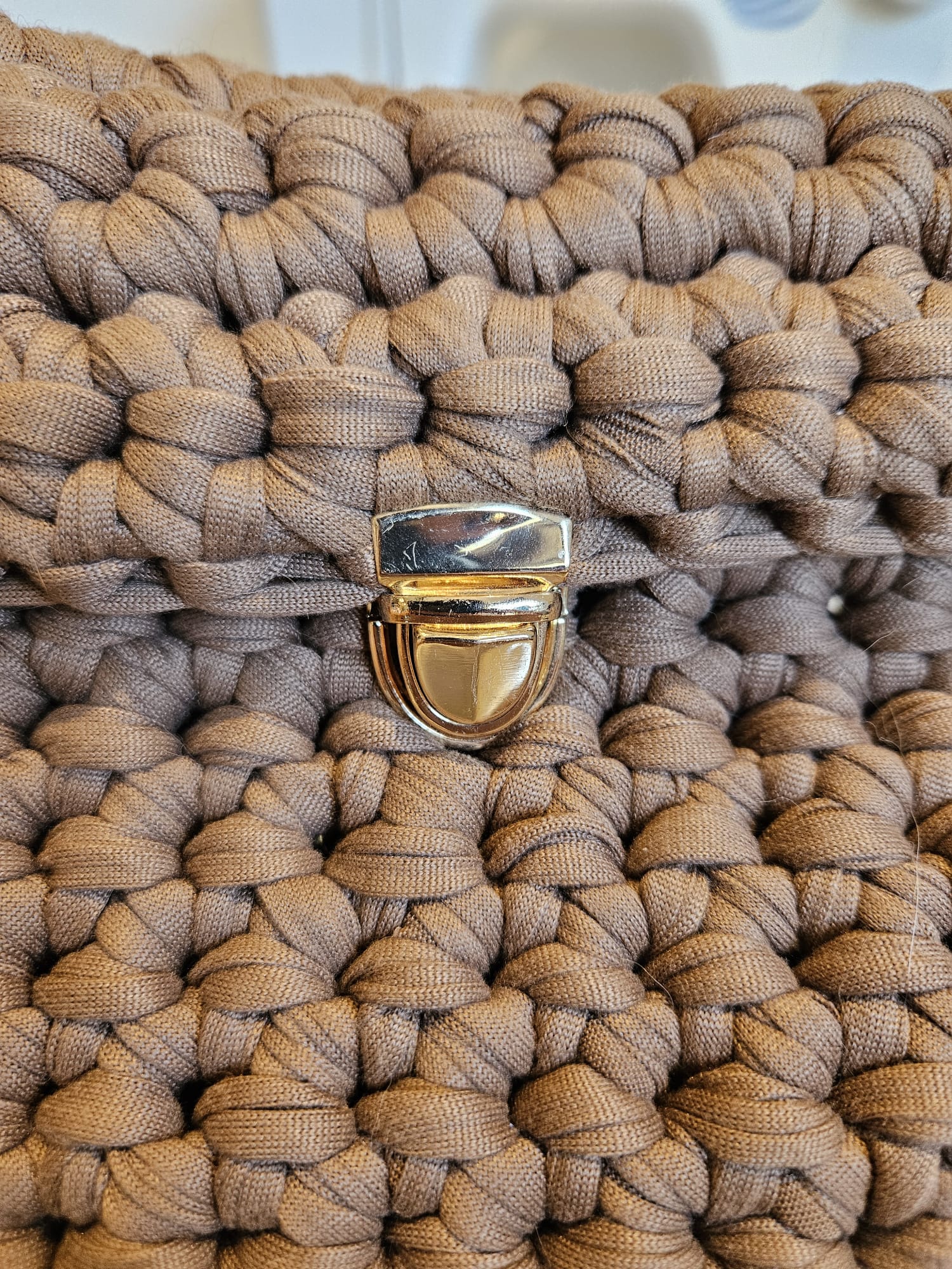 Sac camel en crochet photo 4