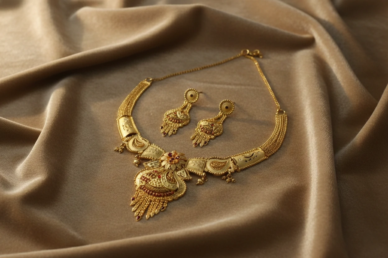 Gold Plated Necklace Set PB4 SNS1650008
