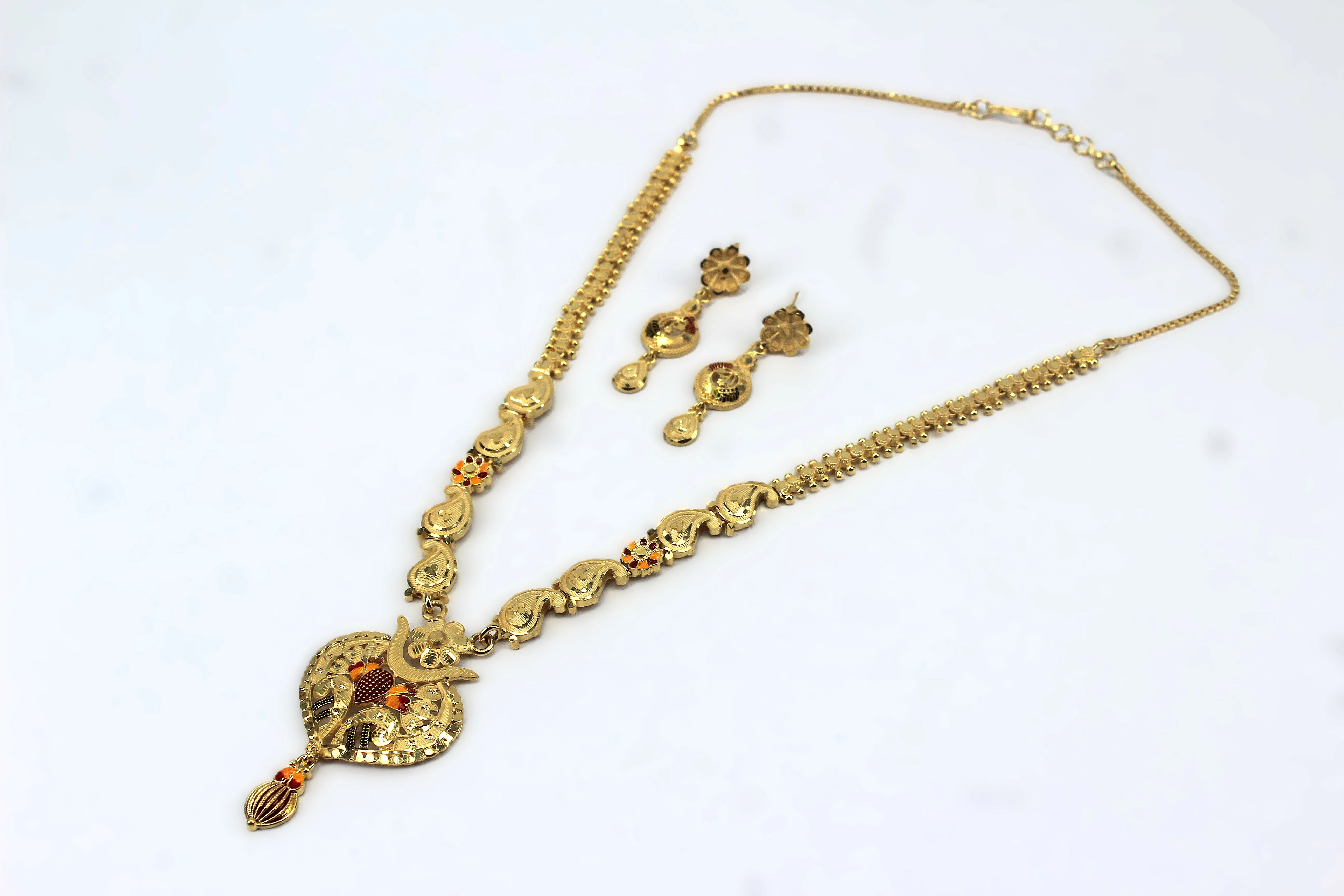 Gold Plated Necklace Set (PB4 SNS1650002)
