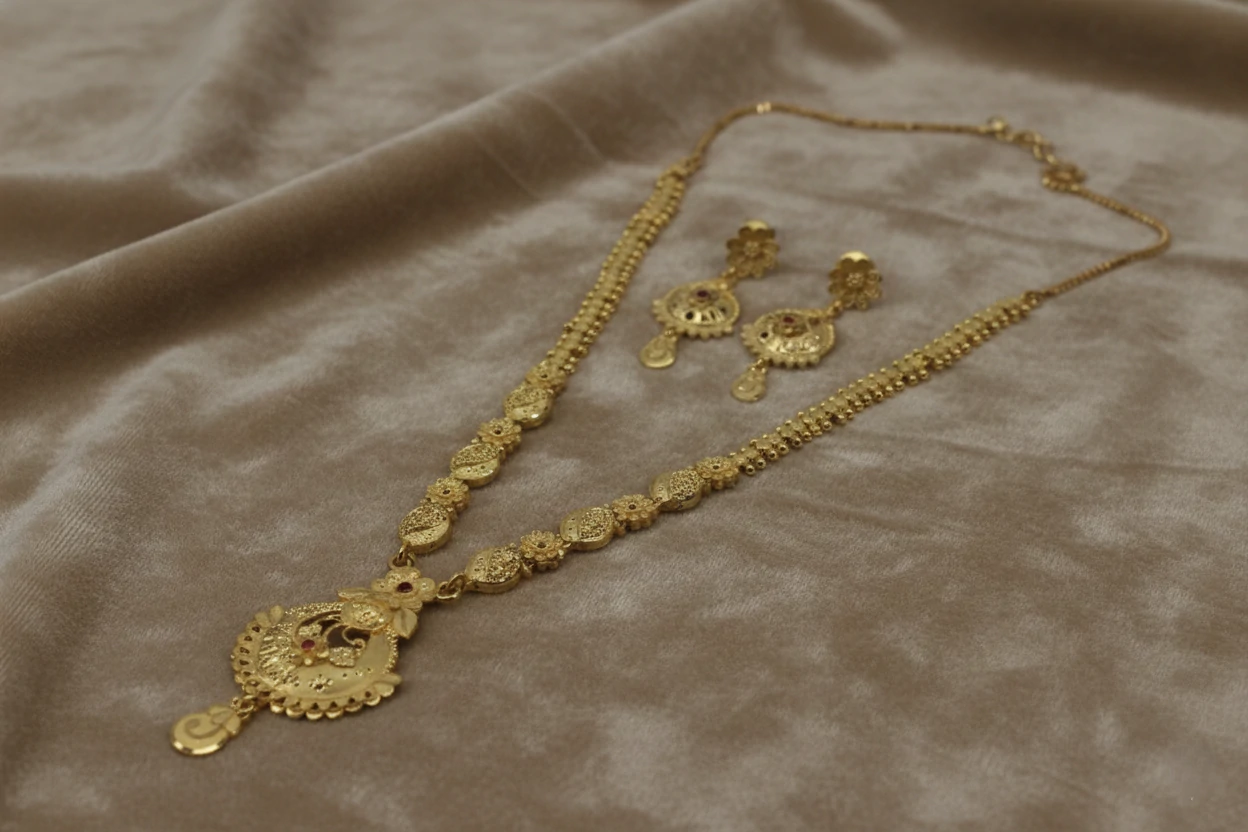 Gold Plated Necklace Set (PB4 SNS1650001)