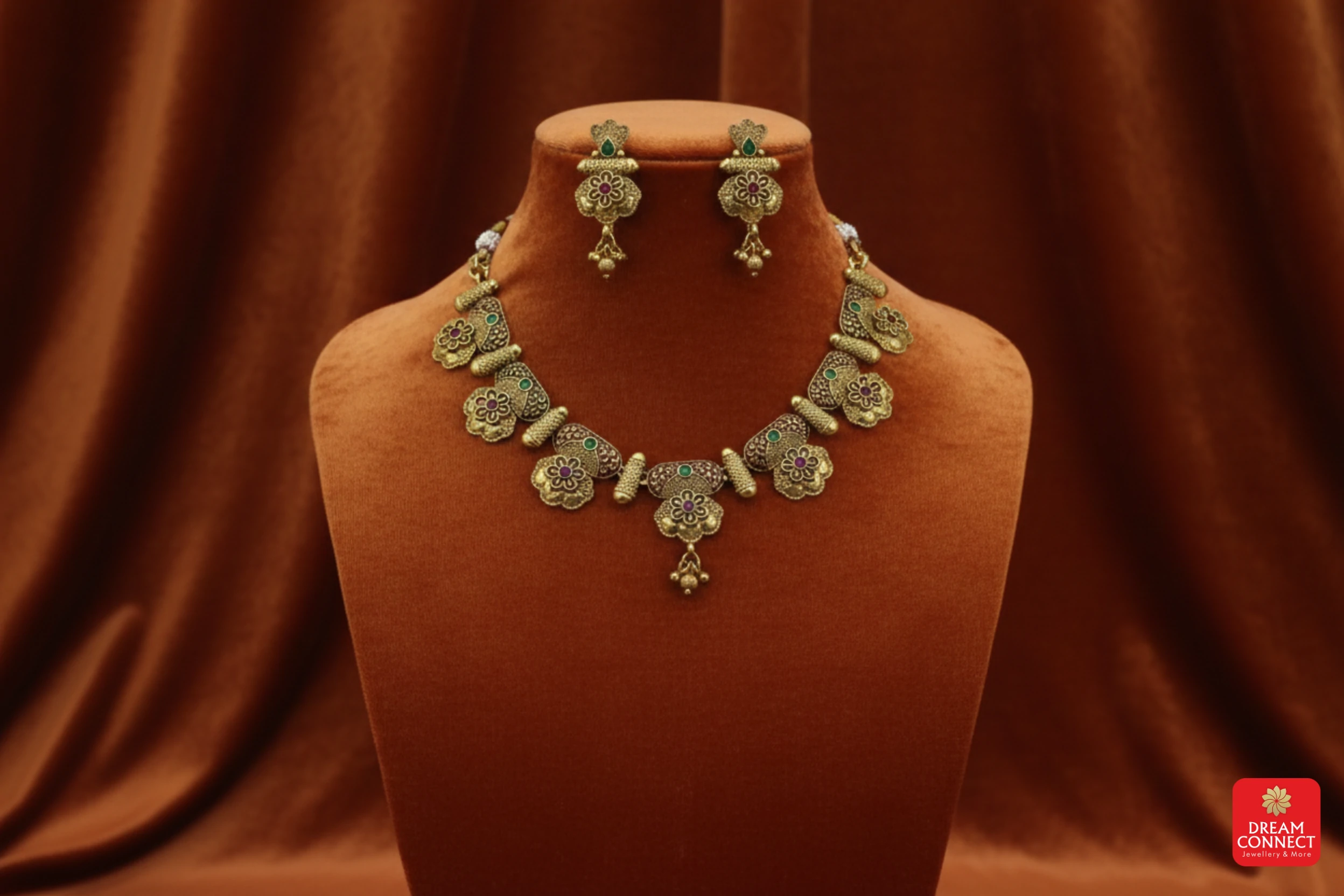 Rajwadi Choker Necklace (BX2 RJWD200)