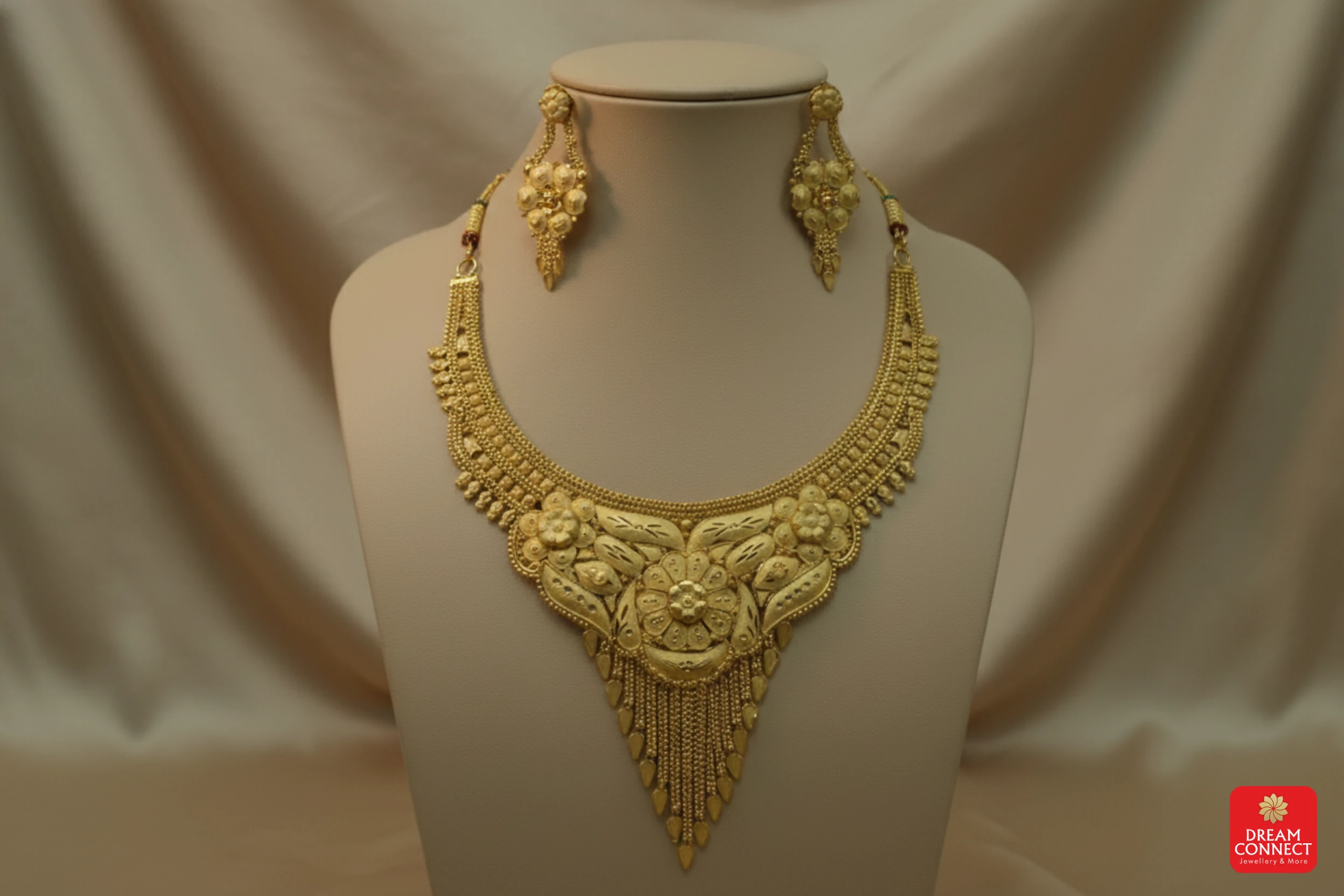 Gold Plated Necklace Set (BX2 SNS 14)